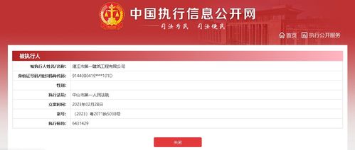 湛江市第一建筑工程新增被執(zhí)行人信息引關(guān)注，舜元工程信息協(xié)同平臺(tái)凸顯行業(yè)風(fēng)險(xiǎn)預(yù)警功能